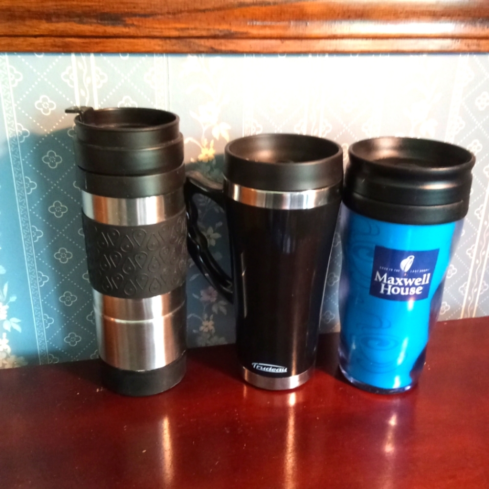 3 nice coffee thermos mugs